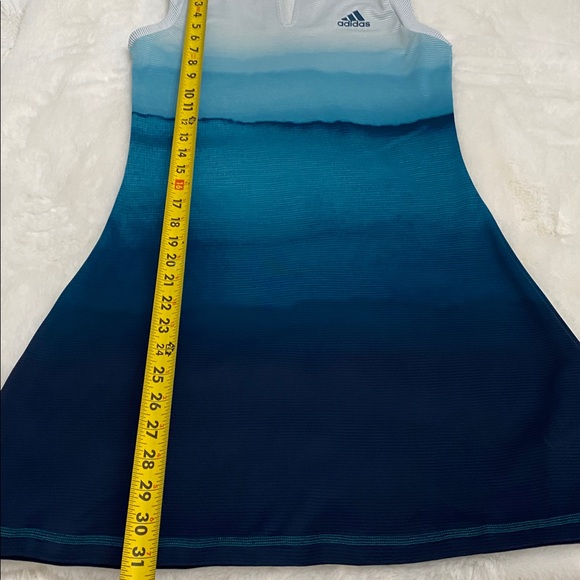 Adidas Coverup/Dress Gradient Blue Sleeveless. Size S - Picture 6 of 12